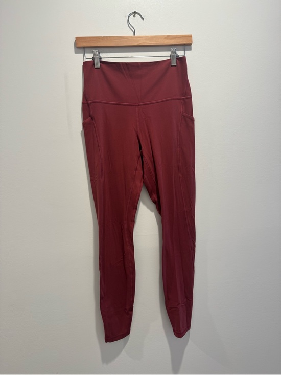 lululemon athletica Pants - Lululemon Align High-Rise Pants Burgundy with pockets